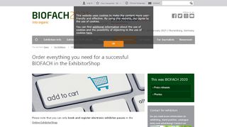 
                            1. ExhibitorShop | BIOFACH