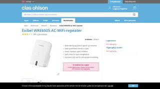 
                            12. Exibel WRE6505 AC-WiFi-repeater | Clas Ohlson
