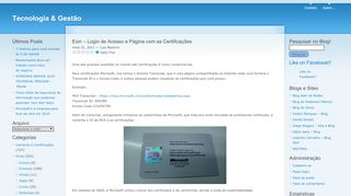 
                            6. Exin – Login de Acesso e Página com as Certificações | Tecnologia ...