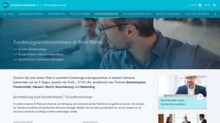 
                            8. Existenzgründerseminare in Ihrer Nähe - unternehmenswelt