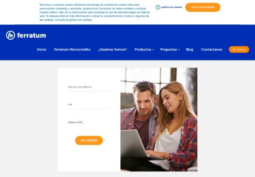 
                            1. Existing customer: Login | Ferratum