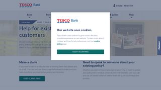 
                            13. Existing Customers - Travel Insurance - Tesco Bank