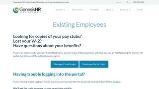 
                            10. Existing Employees - Genesis HR Solutions