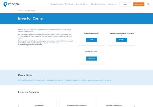 
                            3. Existing Investor - Principal Mutual Fund