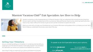 
                            5. Exit Specialists - Marriott Vacation Club® Official Site
