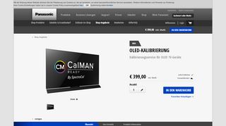 
                            3. Exklusiv im Shop > OLED-KALIBRIERUNG - Panasonic Online Shop