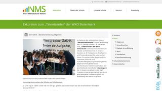 
                            5. Exkursion zum „Talentcenter“ der WKO Steiermark | NMS Ratten