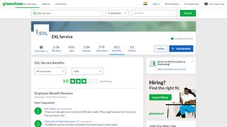 
                            10. EXL Service Employee Benefits and Perks | Glassdoor.co.in