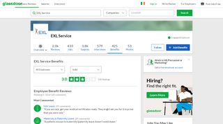 
                            6. EXL Service Employee Benefits and Perks | Glassdoor.ie