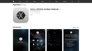 
                            9. EXO-L: OFFICIAL GLOBAL FANCLUB on the App Store