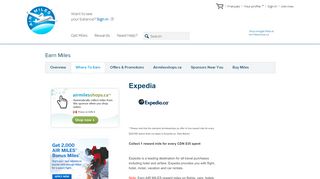 
                            11. Expedia - AIR MILES -