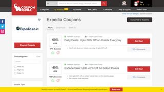 
                            3. Expedia Coupons: Flat ₹5000 OFF on ICICI | Upto 4.2% CD Cashback