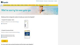 
                            13. Expedia Email Subscription