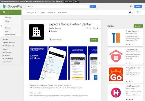 
                            4. Expedia Group Partner Central - Apps on Google Play