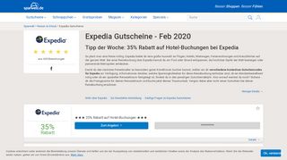 
                            13. Expedia Gutschein | Exklusiv 10% Rabatt | Jetzt sparen! | SPARWELT