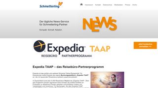 
                            10. Expedia TAAP – das Reisebüro-Partnerprogramm - Schmetterling ...