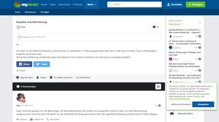 
                            10. Expedia und Stornierung - mydealz.de