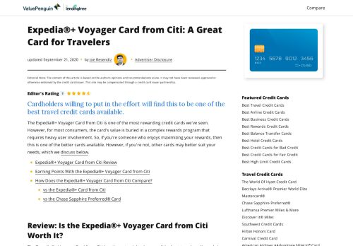 
                            11. Expedia®+ Voyager Card from Citi: A Great Card for Travel Hackers ...