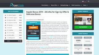 
                            1. Expekt Deposit Bonus Code 2019 | Sign Up Bonus Terms explained