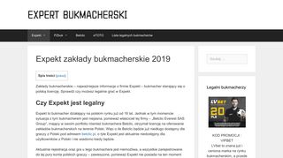 
                            5. Expekt zakłady bukmacherskie • cashback 222zł