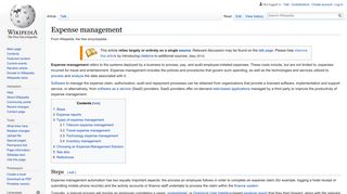 
                            8. Expense management - Wikipedia