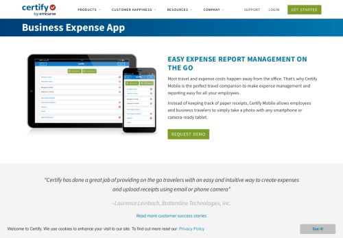 
                            11. Expense Report Mobile App | Certify