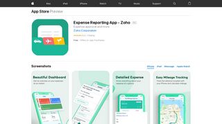 
                            10. Expense Reporting App - Zoho on the App Store - iTunes - Apple