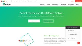 
                            11. Expense Reporting for QuickBooks Online - Zoho Expense