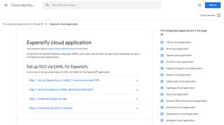 
                            12. Expensify cloud application - Cloud Identity Help - Google Support