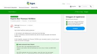 
                            8. Experia Box Thomson TG789vn | KPN Community - KPN Forum