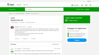 
                            7. Experia box v8 | KPN Community - KPN Forum