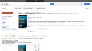 
                            12. Experience Skype to the Max: The Essential Guide to the World's ...