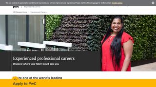 
                            10. Experienced Careers - PwC UK