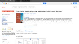 
                            12. Experimental Organic Chemistry: A Miniscale and Microscale Approach