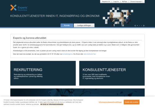 
                            13. Experis: Størst på rekruttering og konsulenttjenester.