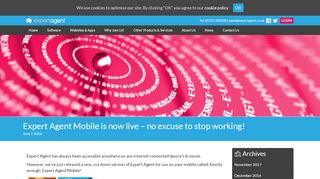 
                            5. Expert Agent Mobile is now live - no excuse to stop working! - Expert ...