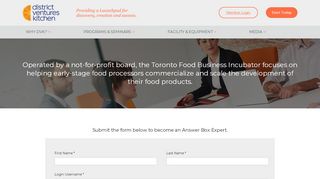 
                            12. Expert Application | Foodstarter