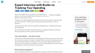 
                            12. Expert Interview with Buxfer on Tracking Your Spending | Mint