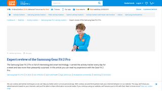 
                            9. Expert review of the Samsung Gear Fit 2 Pro - Before 23:59, delivered ...