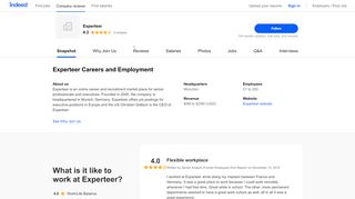 
                            11. Experteer Careers and Employment | Indeed.com
