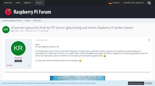 
                            12. [Experten gesucht!] Kodi & FTP Server gleichzeitig auf einem ...