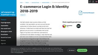 
                            4. Expertgroep E-commerce Login & Identity 2018 | Shoppingtomorrow ...