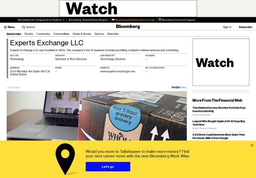 
                            10. Experts Exchange, LLC: Private Company Information - Bloomberg