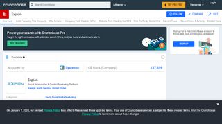 
                            7. Expion | Crunchbase