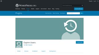
                            1. Expire Users | WordPress.org
