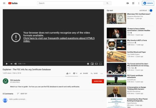 
                            6. Explainer - The FSC info.fsc.org Certificate Database - YouTube