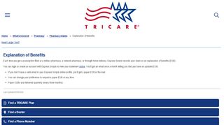 
                            9. Explanation of Benefits | TRICARE