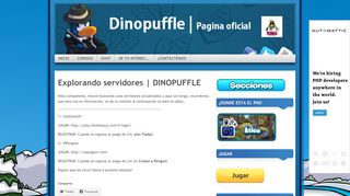 
                            8. Explorando servidores | DINOPUFFLE | Dinopuffle