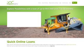 
                            2. Explore Possibilities with a loan of up to R50 000 ... - HopOn Loans