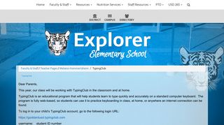 
                            10. Explorer Elementary School - TypingClub